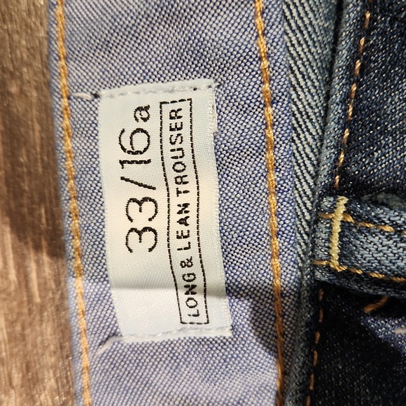 ❤️ GAP LONG & LEAN WIDE LEG TROUSER JEANS, 16A (33 ANKLE) - Picture 5 of 8